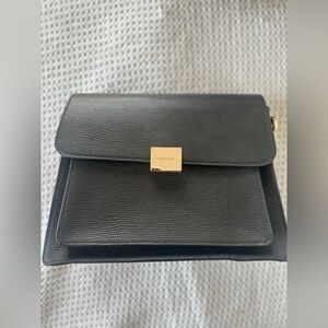 Anine bing leather black bag